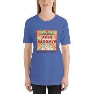 Short-Sleeve Unisex Musician T-Shirt | “John Redgate Fan Club”