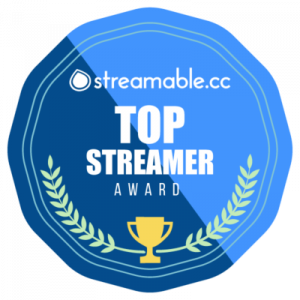 Awarded Top Streamer at streamable.cc